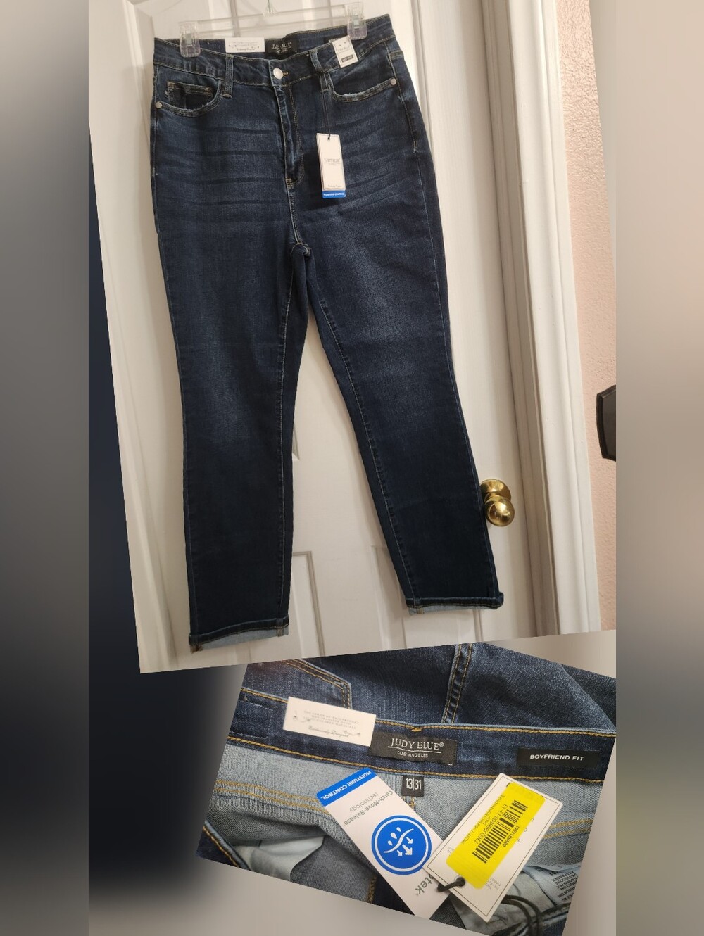 Judy Blue Indigo Boyfriend Jeans for Women Size 13/31